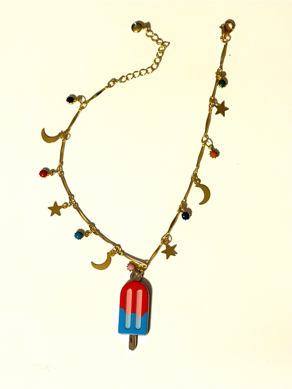 Bubly Melted Ice Pop SUMMER CRUSH ANKLET + CHARM SET